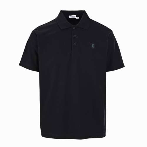 高版本 Burberry巴宝莉Bbr 盾牌撞色线短袖Polo衫 面料采用原版定制 G全棉朱地布料，螺纹染色原版一致。进口机绣花工艺使得盾牌标识呈现精美的效果，增