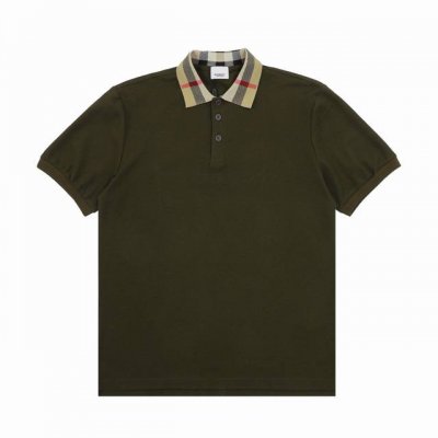 burberry 巴宝莉 领口格纹短袖polo衫 尺码 Xs-L