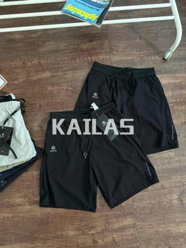 Kailas凯乐石跑山短裤 五分 弹力透气速干户外运动男款 线上400+ 设计感贼强！不愧国内户外天花板！压胶工艺激光打孔字母拼接散热网眼面料蜂窝透气松紧腰 这