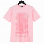 本地自取：170 balenciaga巴黎世家数码直喷日落铁塔短袖T恤 面料采用洗水后300克重双纱精梳棉，定制32支1*1螺纹，成衣两遍水洗处理，面料舒适亲肤