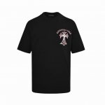 Chrome Hearts 克罗心 25Ss 斑驳十字架梵文印花短袖 面料采用280克重精梳棉，定制32支1*1螺纹，成衣两遍水洗处理，面料舒适亲肤无异感，定制