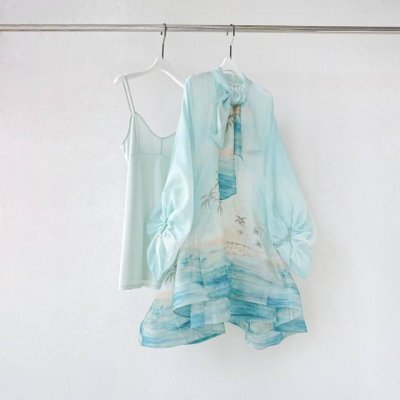 款号：25036 成分：52% Linen, 48% Silk 尺寸：S M L Xl 脚围 腰围 长 Hem Waist Long S 368 200 94