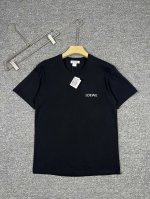 Loewe短袖系列 季度：2025春夏 颜色：黑色 白色 灰 尺码: M-3Xl 版型：微阔版型 克重：220克重 成份：100%纯棉 工艺：图案真空云朵贴布刺