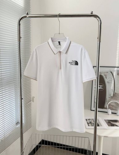 603# The North Face 北面精品高档拉链polo衫短袖 夏季新品 绝对高品质的东西，不论是面料还是做工很上档次的一款，面料采用冰丝速干面料，有弹