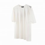 fendi 芬迪 23Ss 肩膀Ff小字母印花短袖 F16 面料采用270克重精梳棉 定制1*1螺纹 成衣两遍水洗处 面料舒适亲肤无异感 定制定染面料 纺织密度