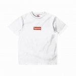 1077 白底图 Supreme X Mm6 Maison Margiela 联名款Ss24 Week7 Box Logo Tee 解构假两件方框徽标短袖T恤