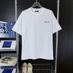 210 当天到货 现货现配 Balmain 巴尔曼25Ss简约品牌字母Logo前后刺绣标识短袖T恤 最高版本 原版面料 高版本 高品质 独家首发高定 面料采用2