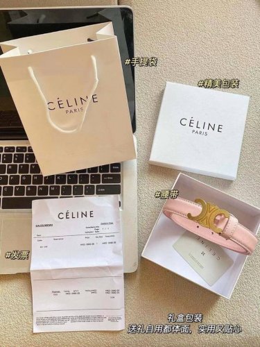 赛琳 C Line 春夏新款 正品复刻 明星同款 细节完美凯旋门腰带 精品 高端 大气 时尚百搭 色泽均匀 亮度自然 所有五金全部定制 做工精细 皮带柔软韧性好