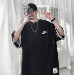 Nike 耐克海外限定冰丝短袖T恤，男女同款，小红书 Ins 抖音爆款，超人气单品，经典Logo，版型好看，上身有型，修饰完美身形，精致裁剪，个性又不夸张，不挑