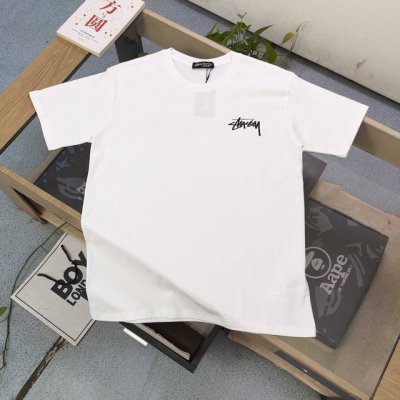 上新 款号：Tx351 2025新款Stussy斯图西Tough Gear蚊香字母图案Logo印花休闲情侣短袖T恤，轻奢高级，上身效果，绝绝子，采用250克纯棉