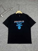 普拉达2025年春夏系列 h8036 1.颜色 黑色 白色 2.尺码 M-3Xl 3.版型 微阔短袖T 4.成份 潮棉平纹面料 245克重 100%纯棉 手感挺