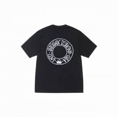1133款斯图西Stussy高品质短袖，260克双纱面料，现货可报，宽松版型，最大穿到220斤都行，码数Mlxlxxl，颜色：黑色，白色，灰色，藏青色