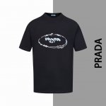 款号#Z41 普拉达圆圈彩色字母刺绣圆领短袖 prada 官网一致款式 面料：32支双纱280克纯棉面料 同缸同色织染螺纹 颜色一致 工艺：进口机器饱满万针字母