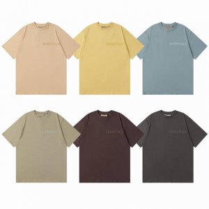 f052# Ss Essentials Fear Of God Fog 原版定制荧光反立体硅胶短袖T恤 高品质 原版定制面料 原厂品质 做工细节做到极致 区别市