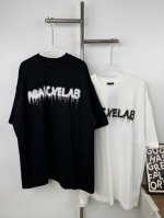 款号X41 Balenciaga 巴黎世家Logo印花短袖T恤 面料采用巴黎Zp定织定染全棉双纱克重260克布面干净布纹清晰，柔软舒适螺纹釆用定染无色差 水洗效