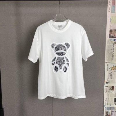C09 迪奥 25Ss 300克重早春新款字母Logo印花短袖轻奢主义 男女日常通勤穿搭必备单品正确版本欢迎对比详细特征 100%纯棉双纱汗布面料 同缸定染特种