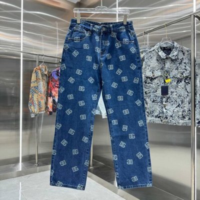 Dg 杜家 25新品 满身直喷字母牛仔裤！特定最新品牌皮标 重磅单品~私渠稀有臻品 客供五金辅料 进口客供定织牛仔棉布面料,时尚又个性 超级百搭好看的一款 人手