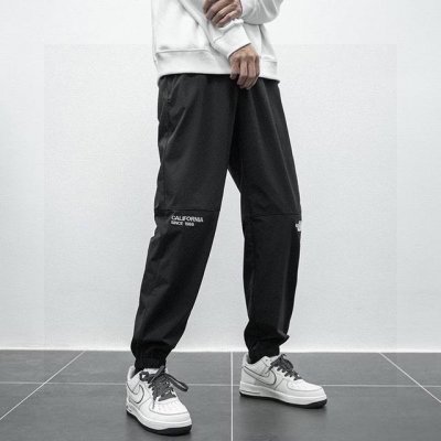 上新 万针刺绣Logo立体裁剪 Tnf韩代购男士休闲裤北面简约风基础百搭长裤子运动裤 Thenorthface 北面立体剪裁户外机能风工装裤！绝对完美的品质！春