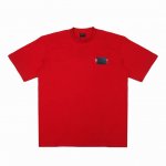 市场顶级版本 原版开发 官网品质 balenc#Aga 巴黎 新款黑胶带遮挡可乐刺绣短袖 顶级刺绣工艺 原版开发 260克纯棉双纱面料 罗纹定织定染无色差 做工