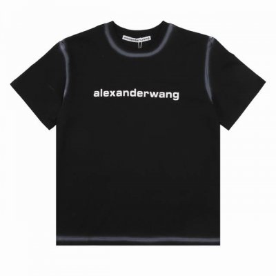 Alexander Wang亚历山大王 水洗字母Logo短袖T恤 Size：S-L