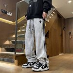 上新发120 chrome Hearts克罗心海外版25Ss新款两色高品质串标相拼休闲运动裤 裤子版型宽松 细节完美 全棉针织面料耐磨耐脏 立体裁剪宽松版型 进