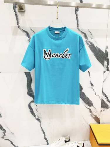 Moncler 蒙口 260克圆领短袖T恤 品牌贴布刺绣字母Logo章仔标识 官方同步 高版本 高品质 时尚个性 百搭潮流 纯原品质 原版面料 吊牌 领标 水洗