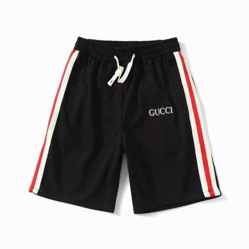 Gucci 古驰24Ss新款刺绣织带拼接短裤五分裤 -面料订制订染，耗时之久，费时费工，正品购入，完美还原原版 -面料采用德国进口纤维冰丝棉面料，轻薄透气，抗皱