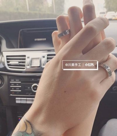 克罗心 Chrome Hearts Forever 永恒戒指梵文十字架情侣款戒指 德国进口泰银材质原单材质 品质一流 哥特设计风格 潮人必备 配专柜全套包装 尺