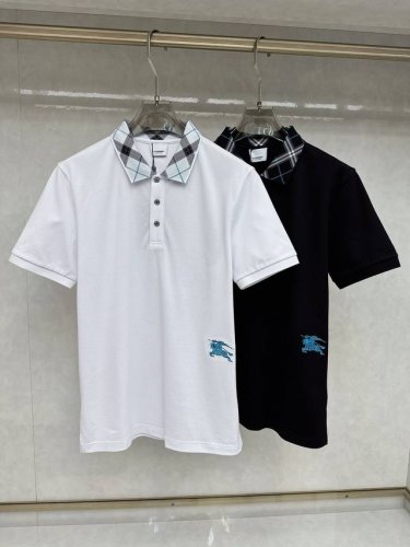巴宝莉 2025Ss夏季新款 Logo男士翻领Polo衫！经典商务男款，高端男装的天花板级别的商务男款！简约时尚大气不失优雅，单穿内搭体面过人，品质控 细节控的