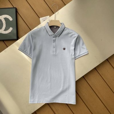 专柜还原顶级复刻版 Dior 迪奥2025Ss经典字母提花元素小蜜蜂刺绣Polo短袖 原版面料高版本高品质 网红明星同款 胸前 小蜜蜂字母刺绣字母 采用顶级制作