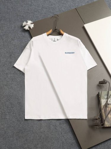 Burberry Bbr 巴宝莉 微宽版型Xs-L 新款独家限定 25年最新最顶级 个性拼接 经典战马印花Logo字母Logo 双袖后背格纹贴布 精美重工艺 2