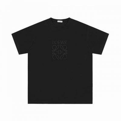顶级代工品质 Loewe 罗意威25Ss 刺绣短袖T恤 面料经过2次高温缩水固色 不变形不缩水不起球 -正确Os版型 不省面料 只做穿上有效果的高质量产品 最大