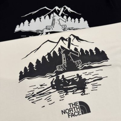 Thenorthface北面短袖T恤春夏新款户外男女宽松纯棉圆领短袖 原版260G纯棉精梳面料 亲肤舒适 采用进口数码机器立体胶印 不开裂不脱胶 穿上就是舒适自