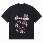 款号Ys19 欧货新款圆领纯棉彩色十字架梵文印花Ch宽松百搭短袖T恤采用定制面料丶1比1配色罗纹丶环保印花。立体感满满的丶250克高克重纯棉面料，细节更佳完美，