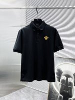 P180 范思哲 Versace 2025Ss夏季新款 翻领短袖T恤 Polo衫，高端版本！专柜定制面料 透气舒适度高，细节无可挑剔，品牌元素设计理念，体现高品