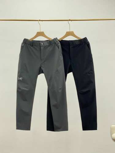 Arcteryx始祖鸟户外日常通勤宝藏神裤 灰色 黑色 M-4Xl 中腰拉链设计，穿脱方便，简约又大气，凸显利落干练的风格。 防泼水科技，水珠落在裤子上直接滑落