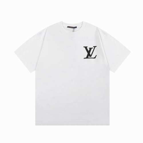 Louis Vuitton 路易威登 字母棋盘格印花 升级，灵感源自八十年代复古 原版面料 官方同款 短袖T恤 定制 260克 同缸染面料 手感非常舒服 春夏最