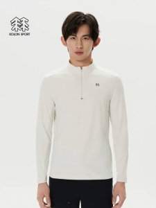 品名: 可隆男款半拉链打底衫 报单请注意这是男款，本店也有女款！注意刺绣Logo标志，24Ss官网新款可隆 柜子同步：亲肤舒适易于打理！非常的简洁大气！任何人任