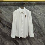 巴宝莉 Burberry 2025Ss新款长袖 衬衫 衬衣 高端版本 专柜定制面料 透气舒适度高 细节无可挑剔 品牌元素设计理念 体现高品质 手感细腻柔软 呈现