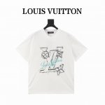 louis Vuitton路易威登 素描印花刺绣标语短袖 Size:Xs-Xl