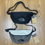 The North Face Tnf北面镂空网眼运动旅游休闲腰包胸包单肩包斜挎包 颜色：黑色 白色 尺寸：34X2 Cm 757