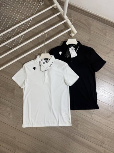 丶上新 迪桑特速干Polo衫 细节图 迪桑特 Descente夏季冰丝感夏季清凉通爽舒适短袖Polo衫T恤上衣 韩国进口冰丝速干面料 超级舒适 面料采穿起来凉嗖