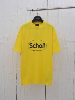 balenciaga* 巴黎25Ss Scholl联名短袖T恤 复古平纹针织面料，采用24S双纱复古平纹针织面料，185G；搭配32S双纱1*1 螺纹，270G