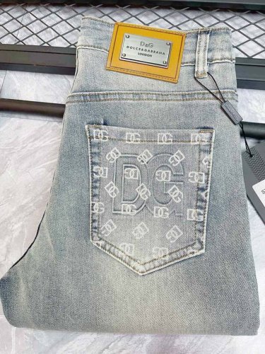 经典大牌D&G牛仔裤长裤 男装品牌服饰简约大气潮流时尚款修身小脚牛仔裤 四季款微弹力舒适透气纯棉面料 百搭耐看款永不过时 码数29 -38 齐全
