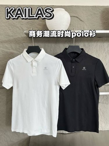 凯乐石户外速干棉男士短袖polo衫 速干棉舒适透气 吸水排汗 冰感超强 立体裁剪工艺 袖口压胶设计 面料亲肤舒爽 不粘身不黏腻 这款凯乐石的polo衫 遵循并致