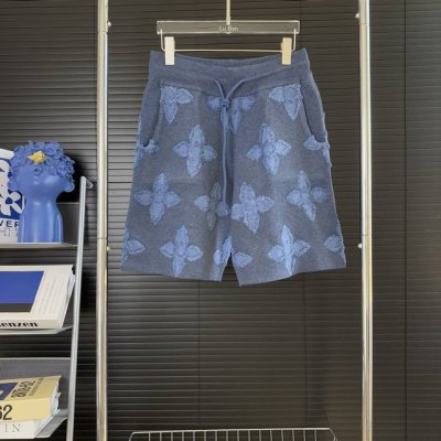 406 当天到货 现货现配 Louis Vuitton 路易威登25Ss提花针织短裤 原生纱面料 非再生纱 高版本 独立定织面料 经历柔软定型 洗水不变形 面料