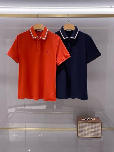 Dc翻领T恤25Fw夏季出品新款！-Ferragam*O男士经典轻商务休闲三粒扣翻领短袖！都市高端品质大珠地轻薄纯棉系列，简洁时尚百搭休闲风格，简约大气又不失优
