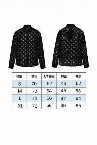 现货 2225 新款潮牌梵文字母定织真丝绒料十字架黑丝绒男女同款衬衫 颜色：黑色 码数：S M L Xl