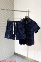 上衣 P180 裤子 P170 K449 Lv路易威登 25Ss早春新款牛仔马甲短袖 轻奢主义 男女日常通勤穿搭必备单品 正确版本 随意对比 详细特征 重工款提