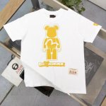 上新 款号：Ws2454 高版本 2025新款Evisu福神联名暴力熊图案Logo字母印花休闲情侣圆领短袖T恤，经典永远不会过时、人手必备款，240G双纱纯棉不